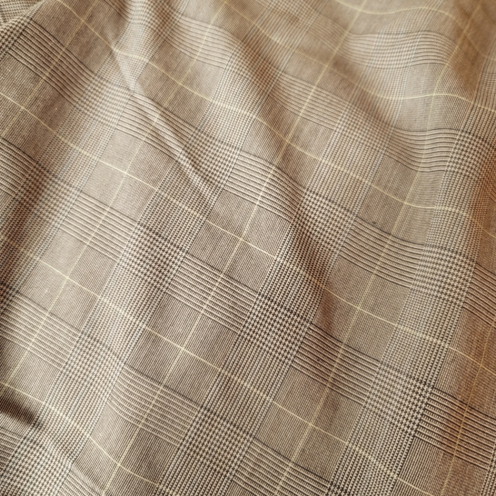 Larry Levine Stretch Women's Wide Plaid Leg Pants Color Brown Size 14 NWOT - Picture 8 of 12